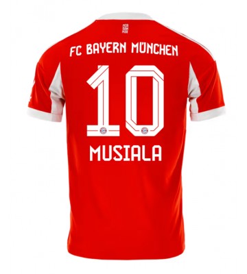 Bayern Munich Jamal Musiala #10 Domácí Dres 2025-26 Krátkým Rukávem