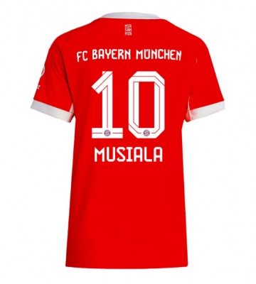 Bayern Munich Jamal Musiala #10 Domácí Dres pro Dámy 2025-26 Krátkým Rukávem