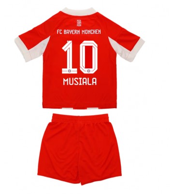 Bayern Munich Jamal Musiala #10 Domácí dres komplet pro Děti 2025-26 Krátkým Rukávem (+ Krátké kalhoty)