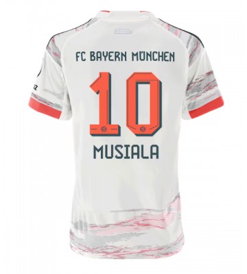 Bayern Munich Jamal Musiala #10 Venkovní Dres pro Dámy 2025-26 Krátkým Rukávem