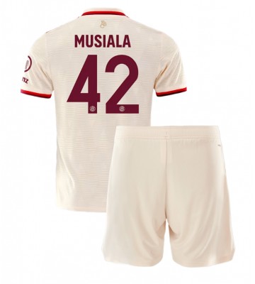 Bayern Munich Jamal Musiala #42 Alternativní dres komplet pro Děti 2024-25 Krátkým Rukávem (+ Krátké kalhoty)