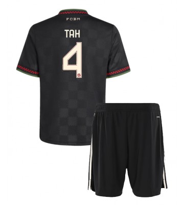 Bayern Munich Jonathan Tah #4 Alternativní dres komplet pro Děti 2025-26 Krátkým Rukávem (+ Krátké kalhoty)