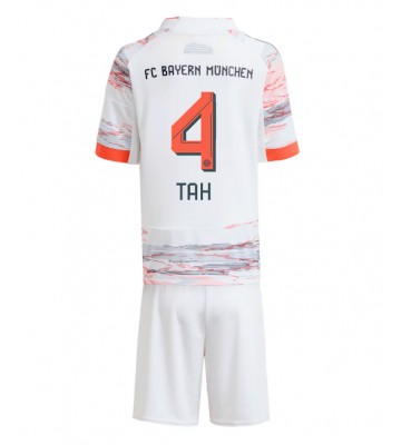 Bayern Munich Jonathan Tah #4 Venkovní dres komplet pro Děti 2025-26 Krátkým Rukávem (+ Krátké kalhoty)