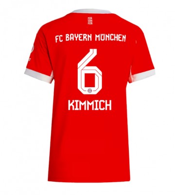 Bayern Munich Joshua Kimmich #6 Domácí Dres pro Dámy 2025-26 Krátkým Rukávem