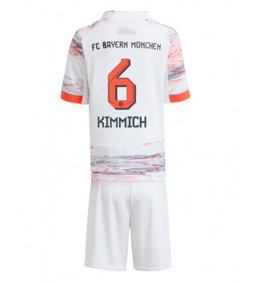 Bayern Munich Joshua Kimmich #6 Venkovní dres komplet pro Děti 2025-26 Krátkým Rukávem (+ Krátké kalhoty)