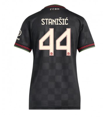 Bayern Munich Josip Stanisic #44 Alternativní Dres pro Dámy 2025-26 Krátkým Rukávem Bayern Munich Josip Stanisic #44 Alternativní Dres pro Dámy 2025-26 Krátkým Rukávem