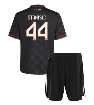 Bayern Munich Josip Stanisic #44 Alternativní dres komplet pro Děti 2025-26 Krátkým Rukávem (+ Krátké kalhoty)