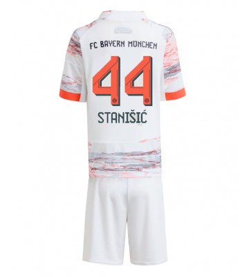 Bayern Munich Josip Stanisic #44 Venkovní dres komplet pro Děti 2025-26 Krátkým Rukávem (+ Krátké kalhoty)