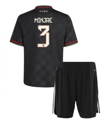 Bayern Munich Kim Min-jae #3 Alternativní dres komplet pro Děti 2025-26 Krátkým Rukávem (+ Krátké kalhoty)