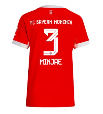 Bayern Munich Kim Min-jae #3 Domácí Dres pro Dámy 2025-26 Krátkým Rukávem Bayern Munich Kim Min-jae #3 Domácí Dres pro Dámy 2025-26 Krátkým Rukávem