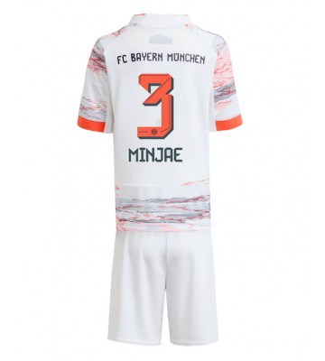 Bayern Munich Kim Min-jae #3 Venkovní dres komplet pro Děti 2025-26 Krátkým Rukávem (+ Krátké kalhoty)