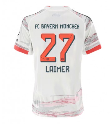 Bayern Munich Konrad Laimer #27 Venkovní Dres pro Dámy 2025-26 Krátkým Rukávem Bayern Munich Konrad Laimer #27 Venkovní Dres pro Dámy 2025-26 Krátkým Rukávem