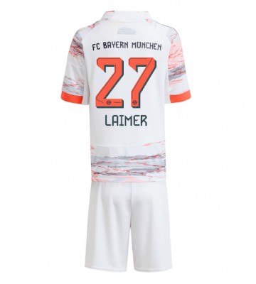 Bayern Munich Konrad Laimer #27 Venkovní dres komplet pro Děti 2025-26 Krátkým Rukávem (+ Krátké kalhoty)
