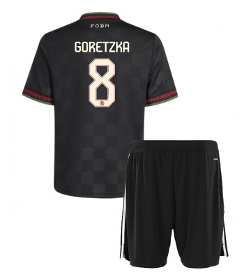 Bayern Munich Leon Goretzka #8 Alternativní dres komplet pro Děti 2025-26 Krátkým Rukávem (+ Krátké kalhoty)