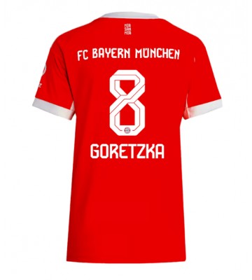 Bayern Munich Leon Goretzka #8 Domácí Dres pro Dámy 2025-26 Krátkým Rukávem Bayern Munich Leon Goretzka #8 Domácí Dres pro Dámy 2025-26 Krátkým Rukávem