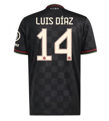 Bayern Munich Luis Diaz #14 Alternativní Dres 2025-26 Krátkým Rukávem Bayern Munich Luis Diaz #14 Alternativní Dres 2025-26 Krátkým Rukávem