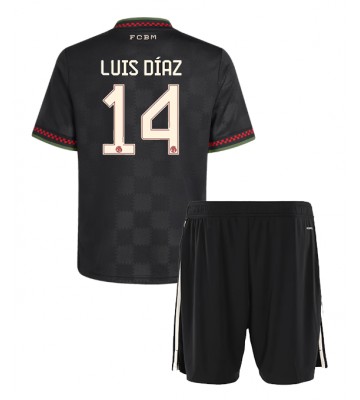 Bayern Munich Luis Diaz #14 Alternativní dres komplet pro Děti 2025-26 Krátkým Rukávem (+ Krátké kalhoty)