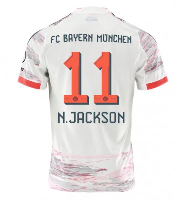 Bayern Munich Nicolas Jackson #11 Venkovní Dres 2025-26 Krátkým Rukávem Bayern Munich Nicolas Jackson #11 Venkovní Dres 2025-26 Krátkým Rukávem