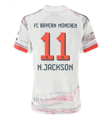 Bayern Munich Nicolas Jackson #11 Venkovní Dres pro Dámy 2025-26 Krátkým Rukávem Bayern Munich Nicolas Jackson #11 Venkovní Dres pro Dámy 2025-26 Krátkým Rukávem
