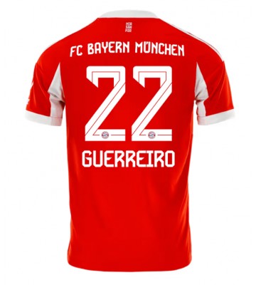 Bayern Munich Raphael Guerreiro #22 Domácí Dres 2025-26 Krátkým Rukávem Bayern Munich Raphael Guerreiro #22 Domácí Dres 2025-26 Krátkým Rukávem