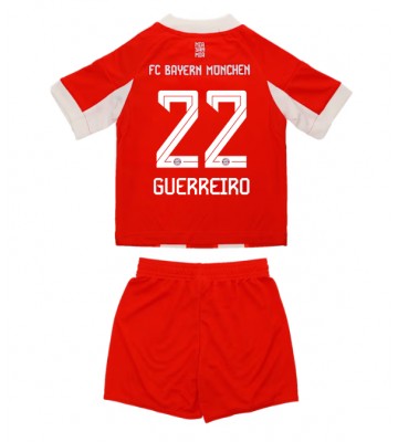 Bayern Munich Raphael Guerreiro #22 Domácí dres komplet pro Děti 2025-26 Krátkým Rukávem (+ Krátké kalhoty)