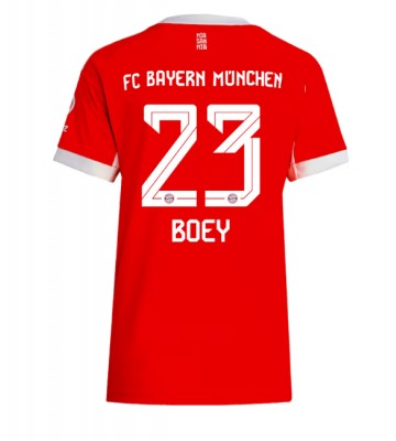 Bayern Munich Sacha Boey #23 Domácí Dres pro Dámy 2025-26 Krátkým Rukávem Bayern Munich Sacha Boey #23 Domácí Dres pro Dámy 2025-26 Krátkým Rukávem