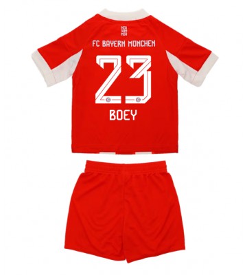Bayern Munich Sacha Boey #23 Domácí dres komplet pro Děti 2025-26 Krátkým Rukávem (+ Krátké kalhoty)