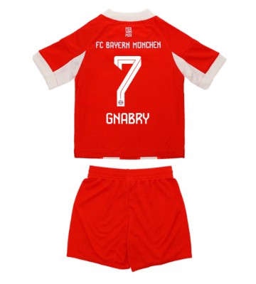 Bayern Munich Serge Gnabry #7 Domácí dres komplet pro Děti 2025-26 Krátkým Rukávem (+ Krátké kalhoty)