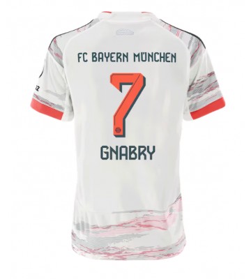 Bayern Munich Serge Gnabry #7 Venkovní Dres pro Dámy 2025-26 Krátkým Rukávem