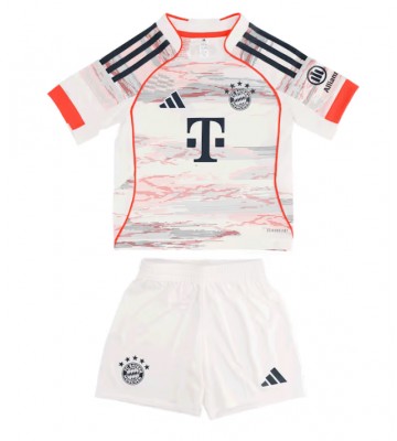 Bayern Munich Venkovní dres komplet pro Děti 2025-26 Krátkým Rukávem (+ Krátké kalhoty)