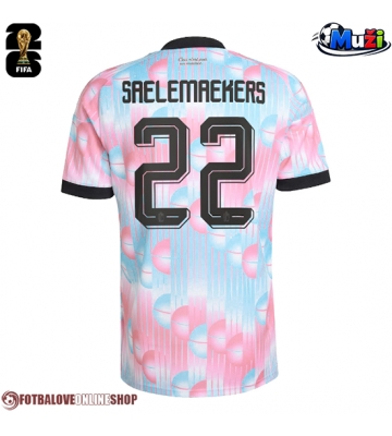 Belgie Alexis Saelemaekers #22 Venkovní Dres MS 2026 Krátkým Rukávem