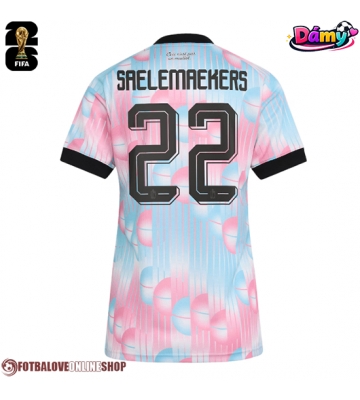 Belgie Alexis Saelemaekers #22 Venkovní Dres pro Dámy MS 2026 Krátkým Rukávem
