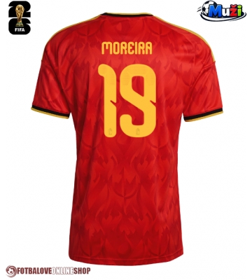 Belgie Diego Moreira #19 Domácí Dres MS 2026 Krátkým Rukávem