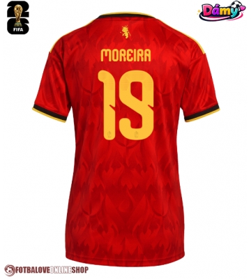 Belgie Diego Moreira #19 Domácí Dres pro Dámy MS 2026 Krátkým Rukávem