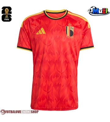 Belgie Domácí Dres MS 2026 Krátkým Rukávem