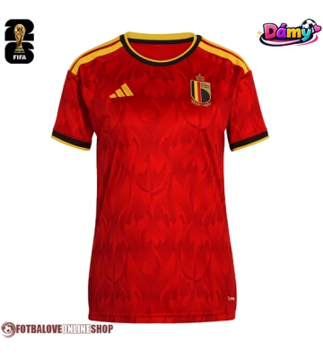 Belgie Domácí Dres pro Dámy MS 2026 Krátkým Rukávem