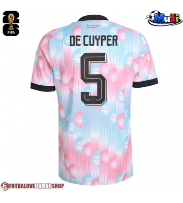 Belgie Maxim De Cuyper #5 Venkovní Dres MS 2026 Krátkým Rukávem