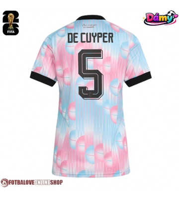 Belgie Maxim De Cuyper #5 Venkovní Dres pro Dámy MS 2026 Krátkým Rukávem