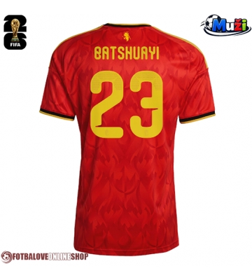 Belgie Michy Batshuayi #23 Domácí Dres MS 2026 Krátkým Rukávem