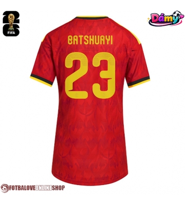 Belgie Michy Batshuayi #23 Domácí Dres pro Dámy MS 2026 Krátkým Rukávem