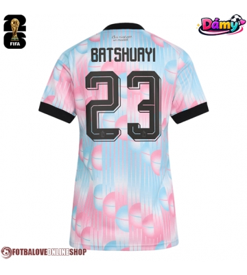 Belgie Michy Batshuayi #23 Venkovní Dres pro Dámy MS 2026 Krátkým Rukávem