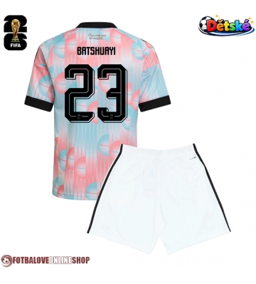 Belgie Michy Batshuayi #23 Venkovní dres komplet pro Děti MS 2026 Krátkým Rukávem (+ Krátké kalhoty)