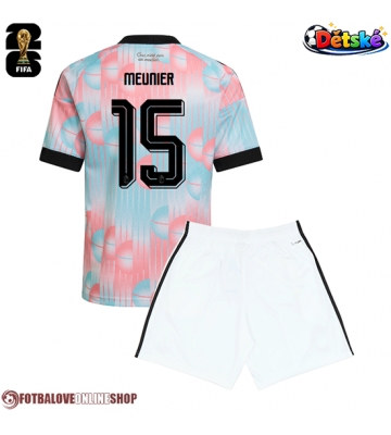 Belgie Thomas Meunier #15 Venkovní dres komplet pro Děti MS 2026 Krátkým Rukávem (+ Krátké kalhoty)