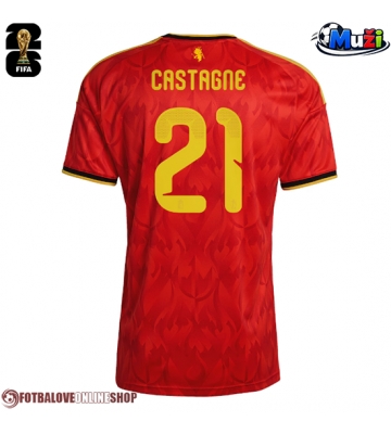 Belgie Timothy Castagne #21 Domácí Dres MS 2026 Krátkým Rukávem