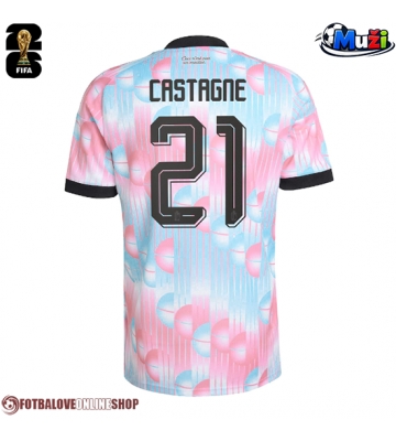 Belgie Timothy Castagne #21 Venkovní Dres MS 2026 Krátkým Rukávem