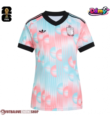 Belgie Venkovní Dres pro Dámy MS 2026 Krátkým Rukávem