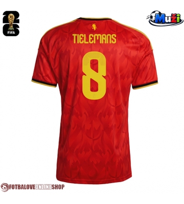Belgie Youri Tielemans #8 Domácí Dres MS 2026 Krátkým Rukávem