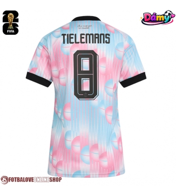 Belgie Youri Tielemans #8 Venkovní Dres pro Dámy MS 2026 Krátkým Rukávem