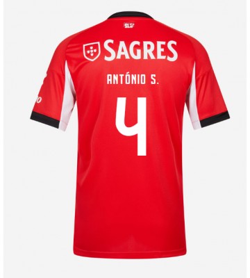 Benfica Antonio Silva #4 Domácí Dres 2025-26 Krátkým Rukávem