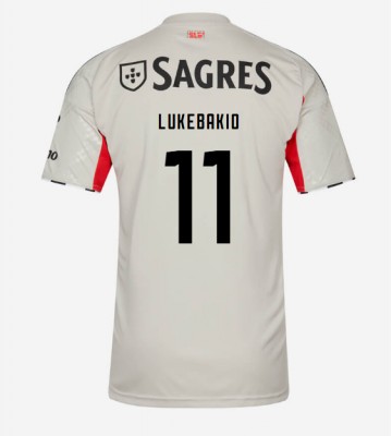 Benfica Dodi Lukebakio #11 Venkovní Dres 2025-26 Krátkým Rukávem